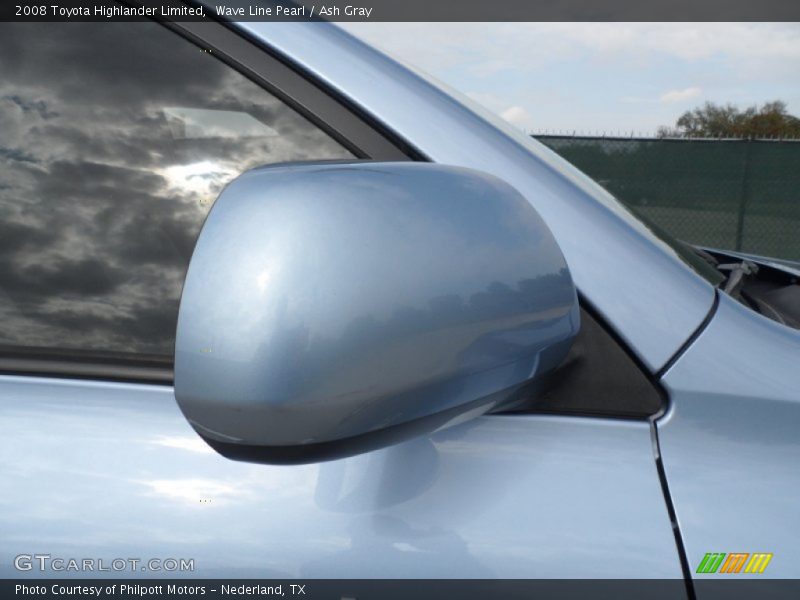 Wave Line Pearl / Ash Gray 2008 Toyota Highlander Limited