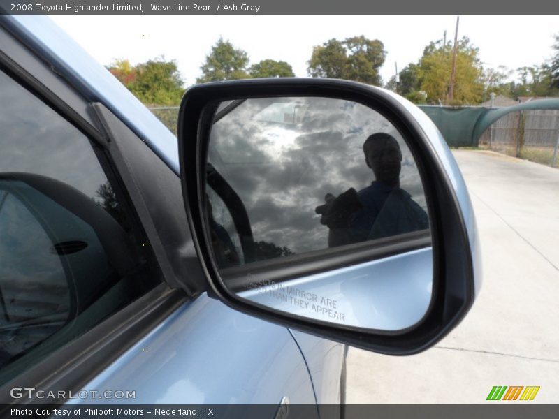 Wave Line Pearl / Ash Gray 2008 Toyota Highlander Limited