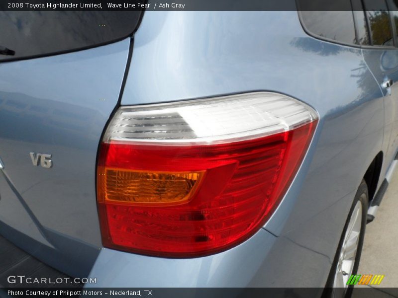 Wave Line Pearl / Ash Gray 2008 Toyota Highlander Limited