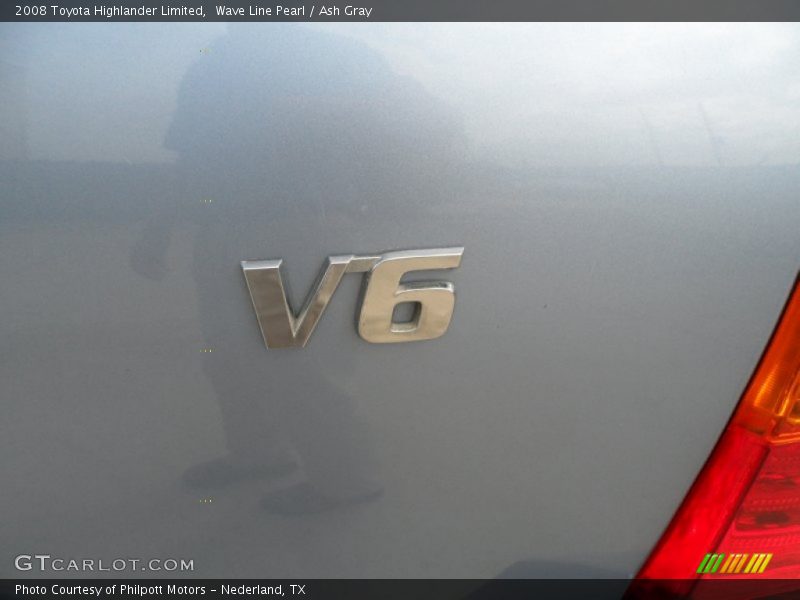 Wave Line Pearl / Ash Gray 2008 Toyota Highlander Limited