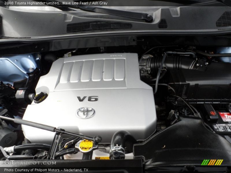 Wave Line Pearl / Ash Gray 2008 Toyota Highlander Limited