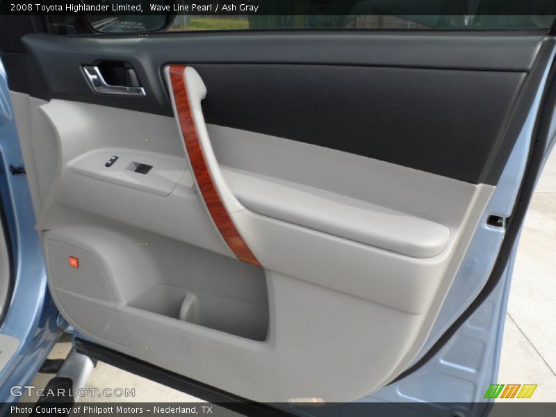 Wave Line Pearl / Ash Gray 2008 Toyota Highlander Limited