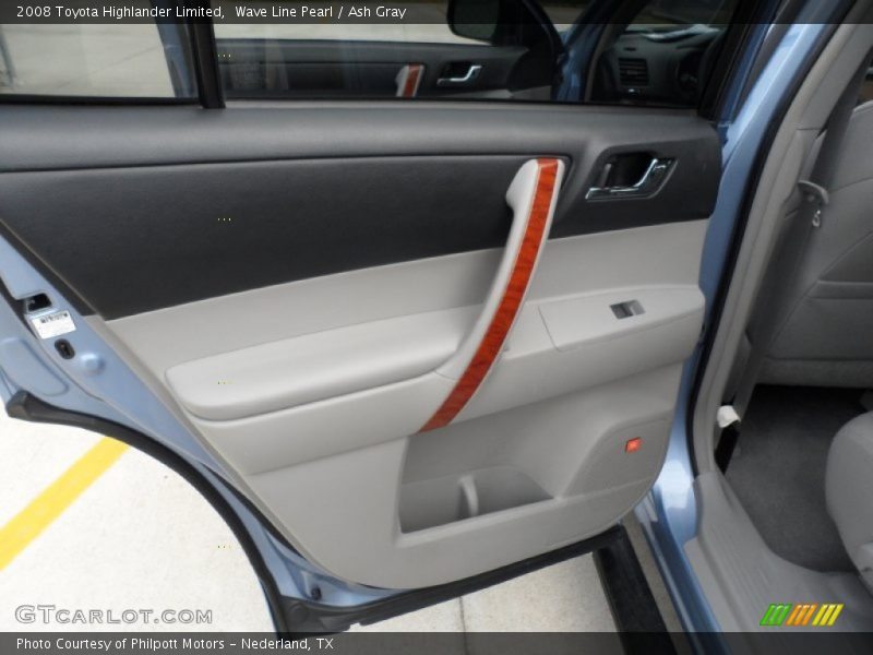 Wave Line Pearl / Ash Gray 2008 Toyota Highlander Limited