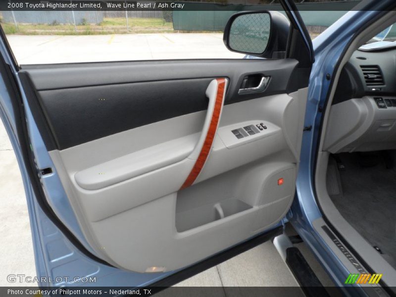 Wave Line Pearl / Ash Gray 2008 Toyota Highlander Limited