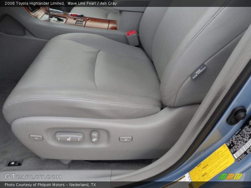 Wave Line Pearl / Ash Gray 2008 Toyota Highlander Limited