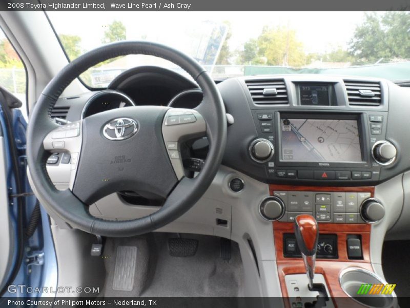 Wave Line Pearl / Ash Gray 2008 Toyota Highlander Limited