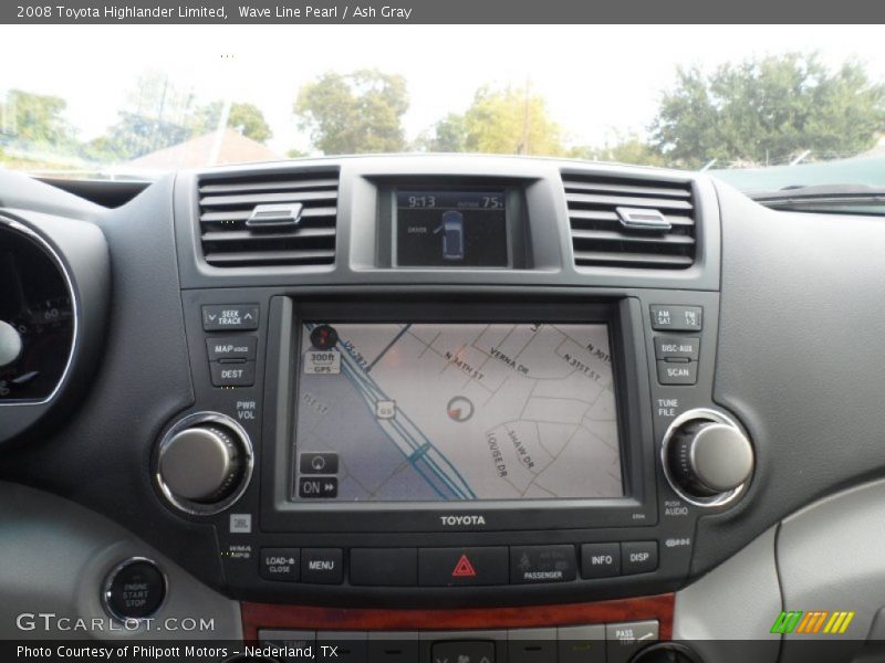 Wave Line Pearl / Ash Gray 2008 Toyota Highlander Limited