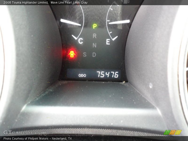 Wave Line Pearl / Ash Gray 2008 Toyota Highlander Limited