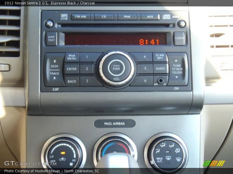 Espresso Black / Charcoal 2012 Nissan Sentra 2.0 S