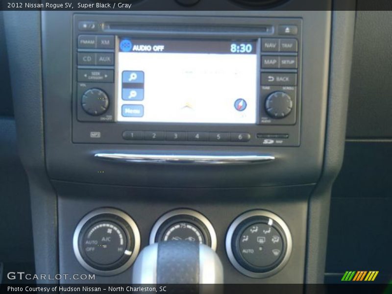 Super Black / Gray 2012 Nissan Rogue SV