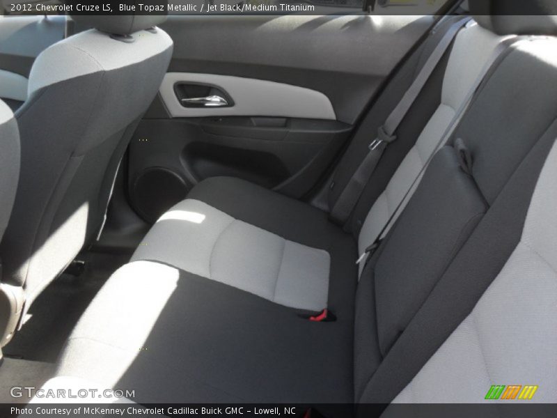 Blue Topaz Metallic / Jet Black/Medium Titanium 2012 Chevrolet Cruze LS