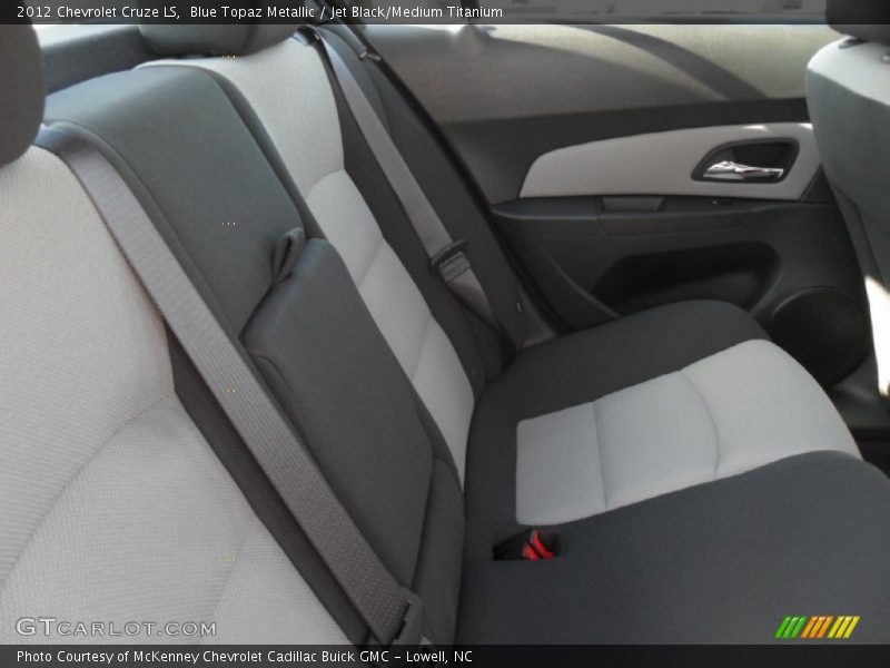 Blue Topaz Metallic / Jet Black/Medium Titanium 2012 Chevrolet Cruze LS