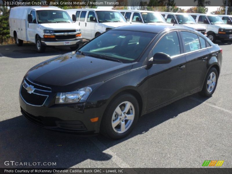 Black Granite Metallic / Medium Titanium 2012 Chevrolet Cruze LT