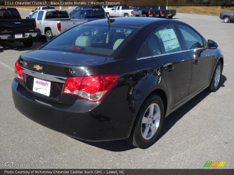 Black Granite Metallic / Medium Titanium 2012 Chevrolet Cruze LT