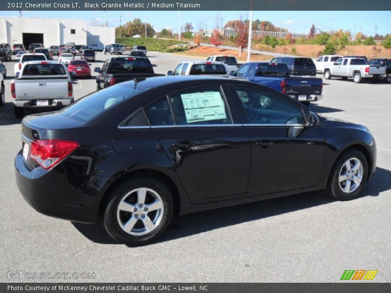 Black Granite Metallic / Medium Titanium 2012 Chevrolet Cruze LT