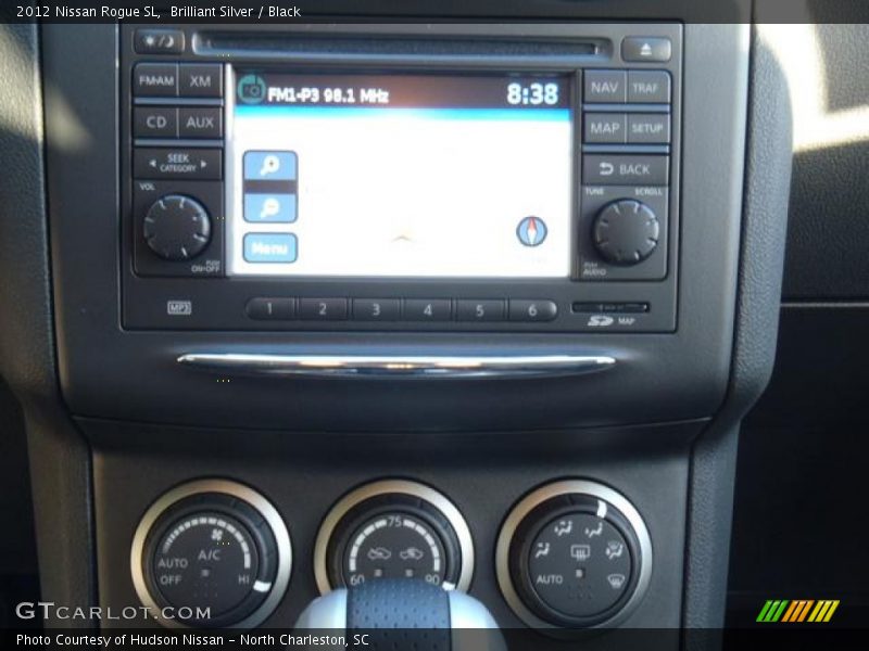 Brilliant Silver / Black 2012 Nissan Rogue SL