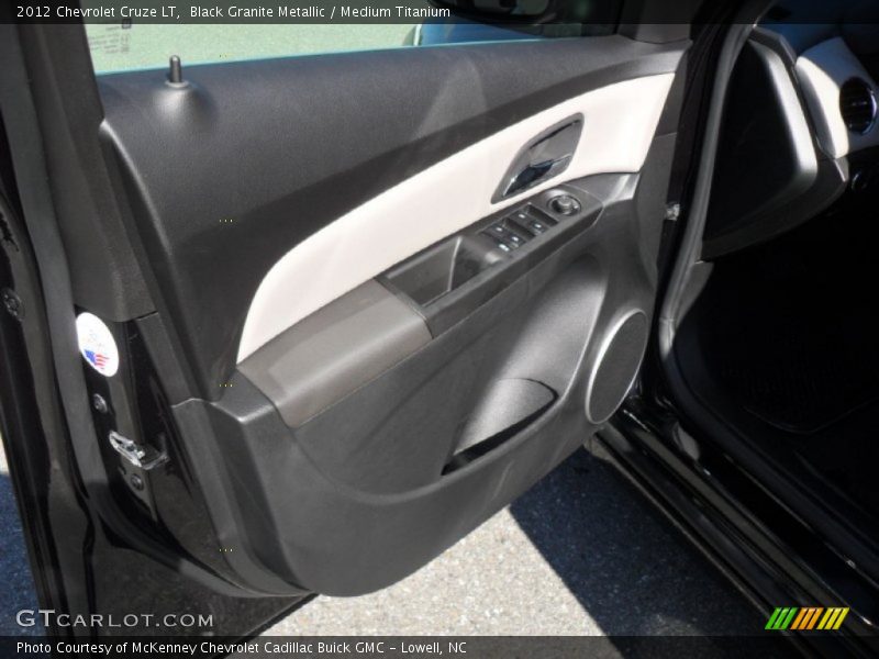Black Granite Metallic / Medium Titanium 2012 Chevrolet Cruze LT