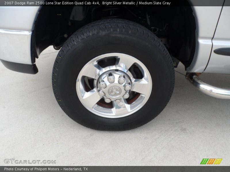 Bright Silver Metallic / Medium Slate Gray 2007 Dodge Ram 2500 Lone Star Edition Quad Cab 4x4