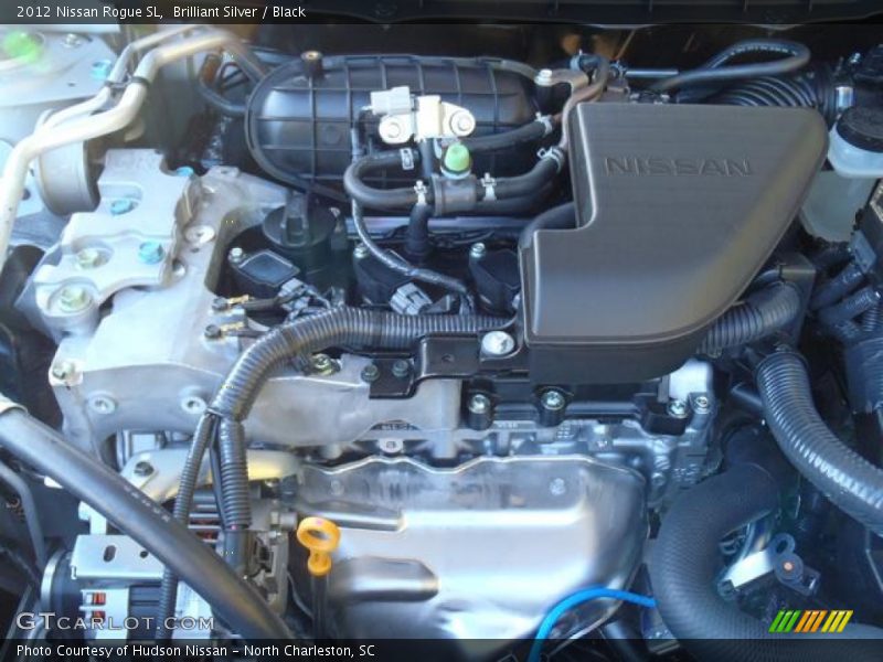 Brilliant Silver / Black 2012 Nissan Rogue SL