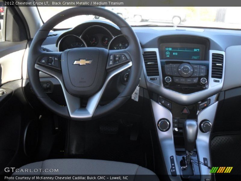 Black Granite Metallic / Medium Titanium 2012 Chevrolet Cruze LT