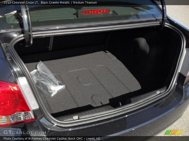 Black Granite Metallic / Medium Titanium 2012 Chevrolet Cruze LT