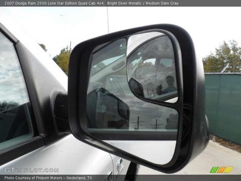 Bright Silver Metallic / Medium Slate Gray 2007 Dodge Ram 2500 Lone Star Edition Quad Cab 4x4