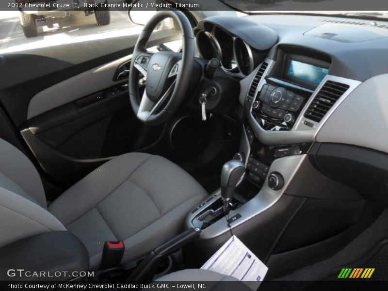 Black Granite Metallic / Medium Titanium 2012 Chevrolet Cruze LT