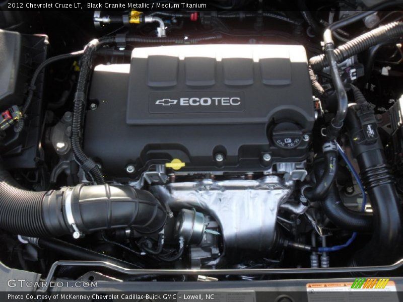 Black Granite Metallic / Medium Titanium 2012 Chevrolet Cruze LT