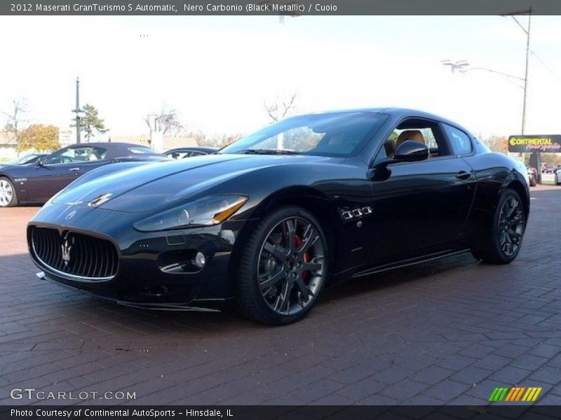 Nero Carbonio (Black Metallic) / Cuoio 2012 Maserati GranTurismo S Automatic