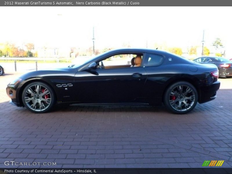 Nero Carbonio (Black Metallic) / Cuoio 2012 Maserati GranTurismo S Automatic
