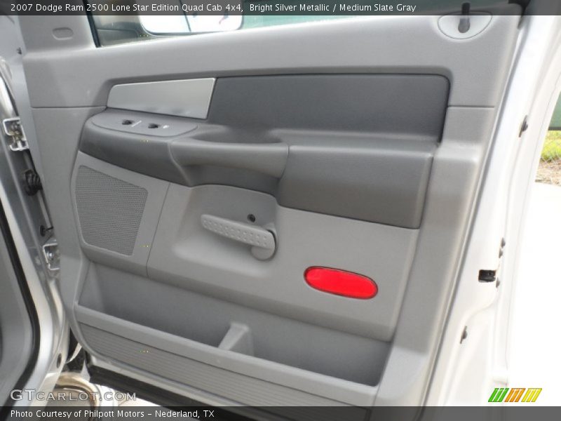 Bright Silver Metallic / Medium Slate Gray 2007 Dodge Ram 2500 Lone Star Edition Quad Cab 4x4