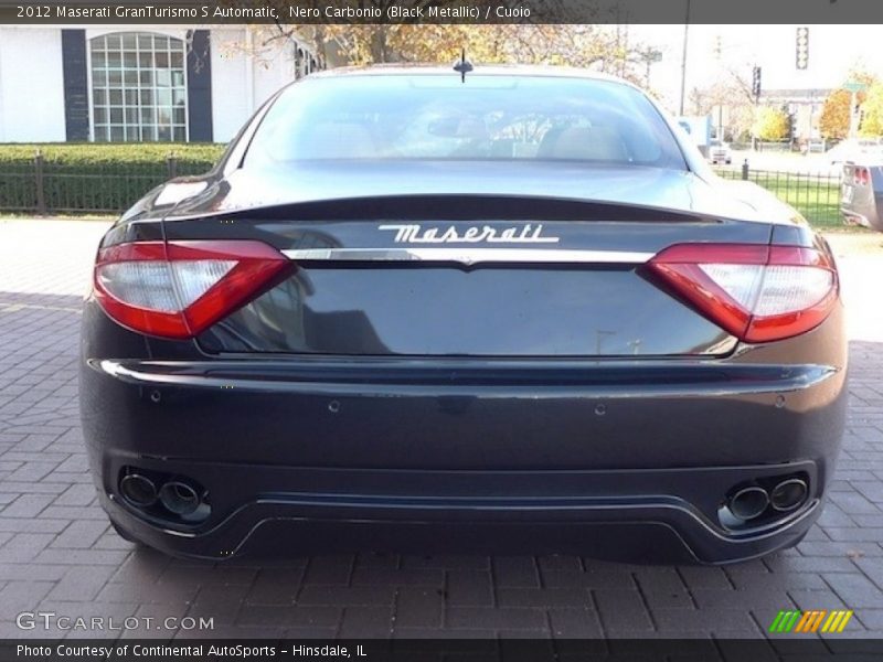 Nero Carbonio (Black Metallic) / Cuoio 2012 Maserati GranTurismo S Automatic