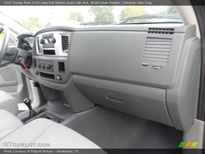 Bright Silver Metallic / Medium Slate Gray 2007 Dodge Ram 2500 Lone Star Edition Quad Cab 4x4