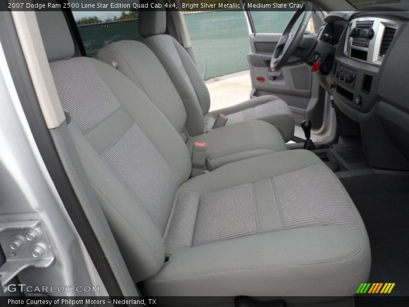 Bright Silver Metallic / Medium Slate Gray 2007 Dodge Ram 2500 Lone Star Edition Quad Cab 4x4