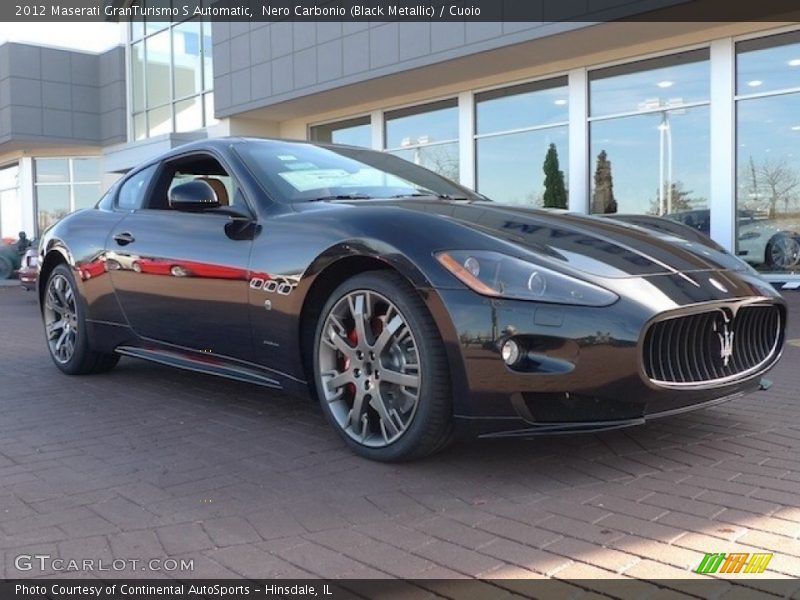 Nero Carbonio (Black Metallic) / Cuoio 2012 Maserati GranTurismo S Automatic