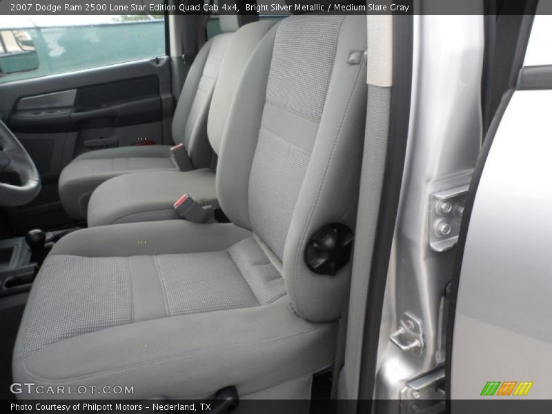 Bright Silver Metallic / Medium Slate Gray 2007 Dodge Ram 2500 Lone Star Edition Quad Cab 4x4