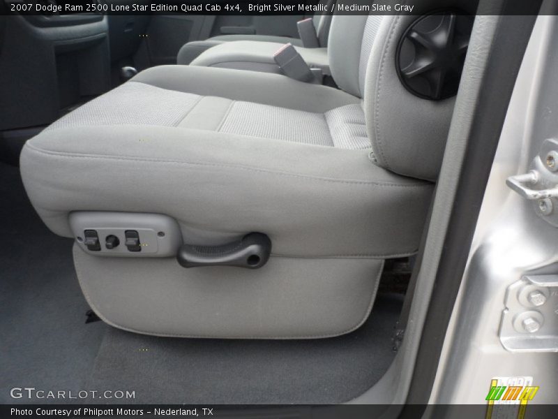 Bright Silver Metallic / Medium Slate Gray 2007 Dodge Ram 2500 Lone Star Edition Quad Cab 4x4