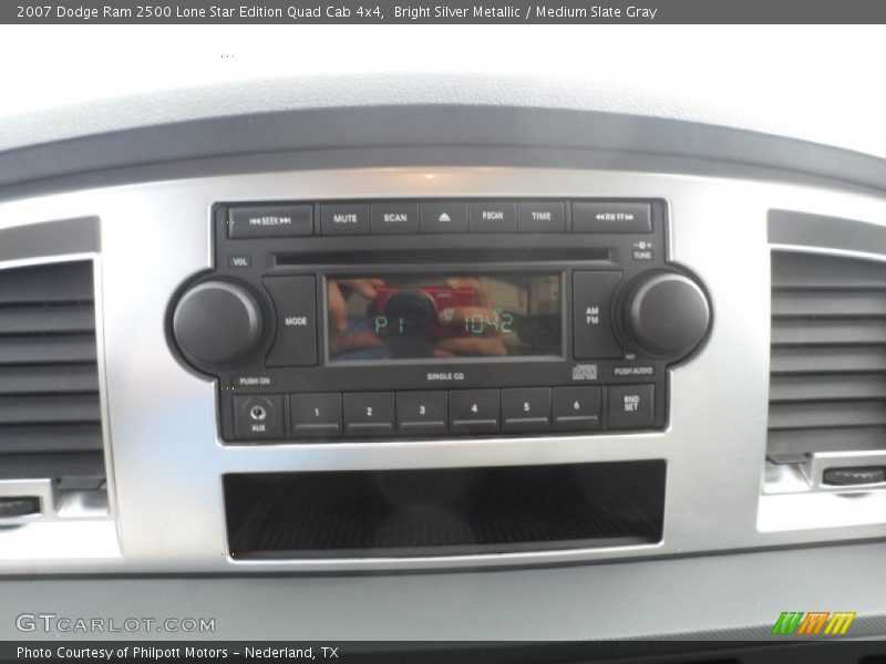 Bright Silver Metallic / Medium Slate Gray 2007 Dodge Ram 2500 Lone Star Edition Quad Cab 4x4