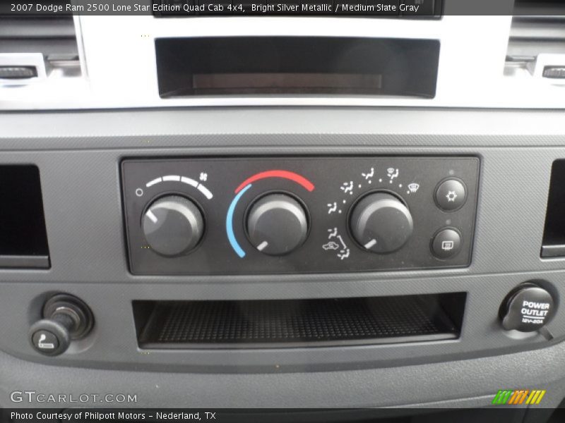 Bright Silver Metallic / Medium Slate Gray 2007 Dodge Ram 2500 Lone Star Edition Quad Cab 4x4