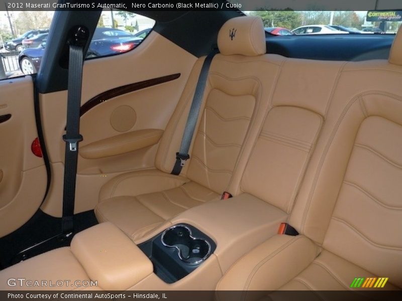 2012 Maserati GranTurismo back seats in Cuoio - 2012 Maserati GranTurismo S Automatic