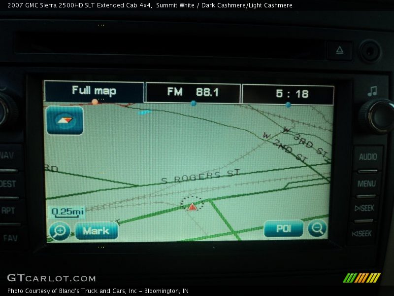 Summit White / Dark Cashmere/Light Cashmere 2007 GMC Sierra 2500HD SLT Extended Cab 4x4