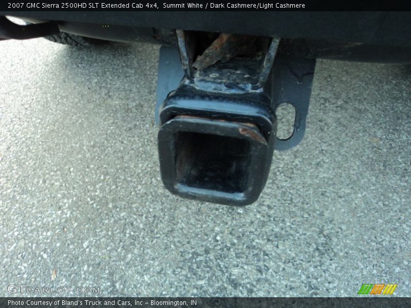 Summit White / Dark Cashmere/Light Cashmere 2007 GMC Sierra 2500HD SLT Extended Cab 4x4