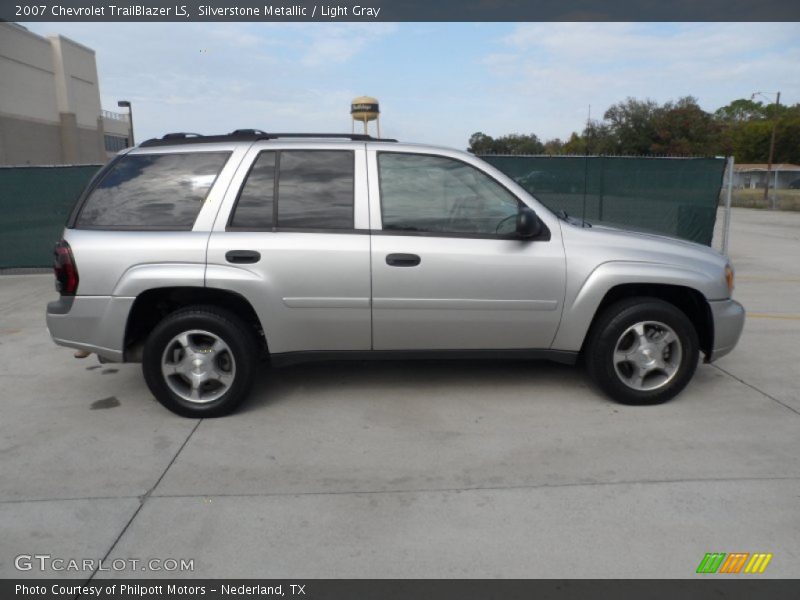 Silverstone Metallic / Light Gray 2007 Chevrolet TrailBlazer LS