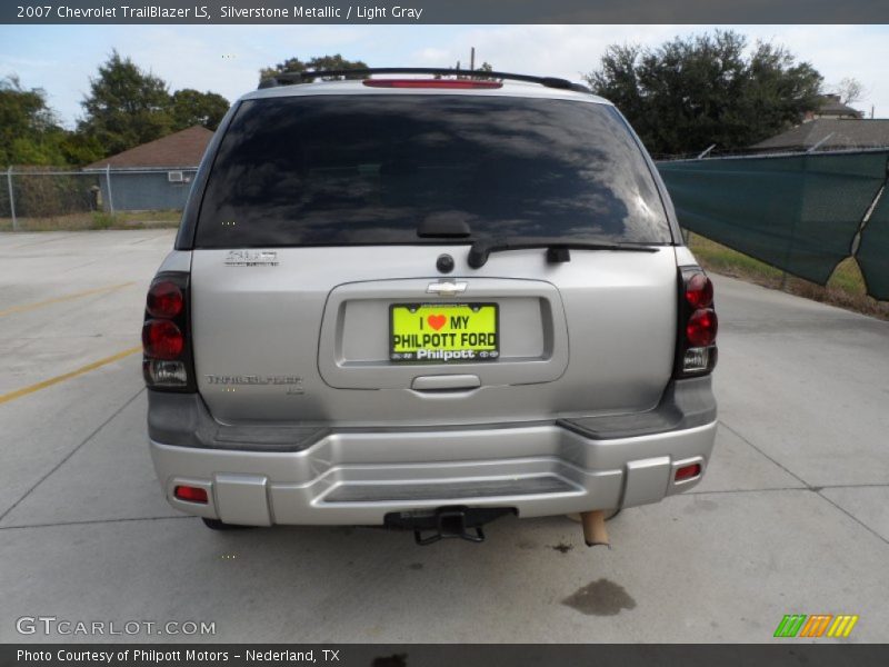 Silverstone Metallic / Light Gray 2007 Chevrolet TrailBlazer LS