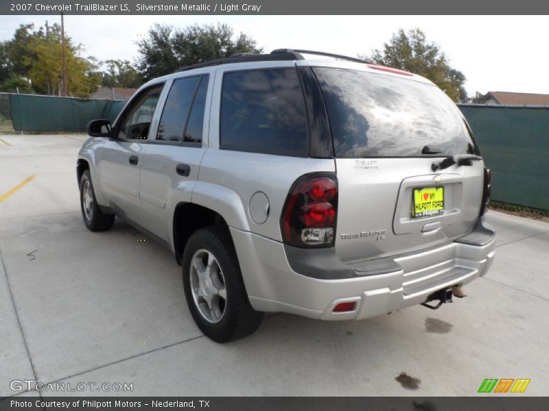 Silverstone Metallic / Light Gray 2007 Chevrolet TrailBlazer LS