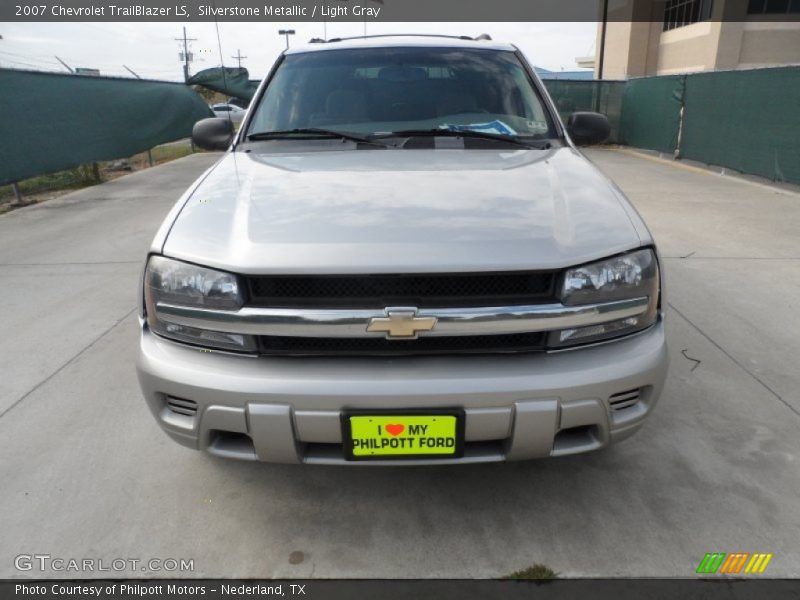 Silverstone Metallic / Light Gray 2007 Chevrolet TrailBlazer LS
