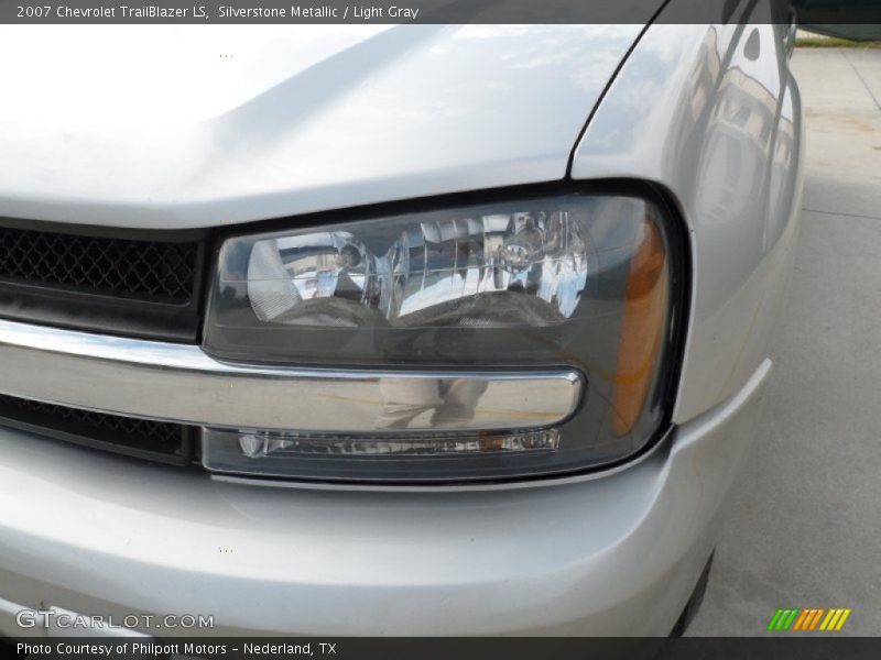 Silverstone Metallic / Light Gray 2007 Chevrolet TrailBlazer LS