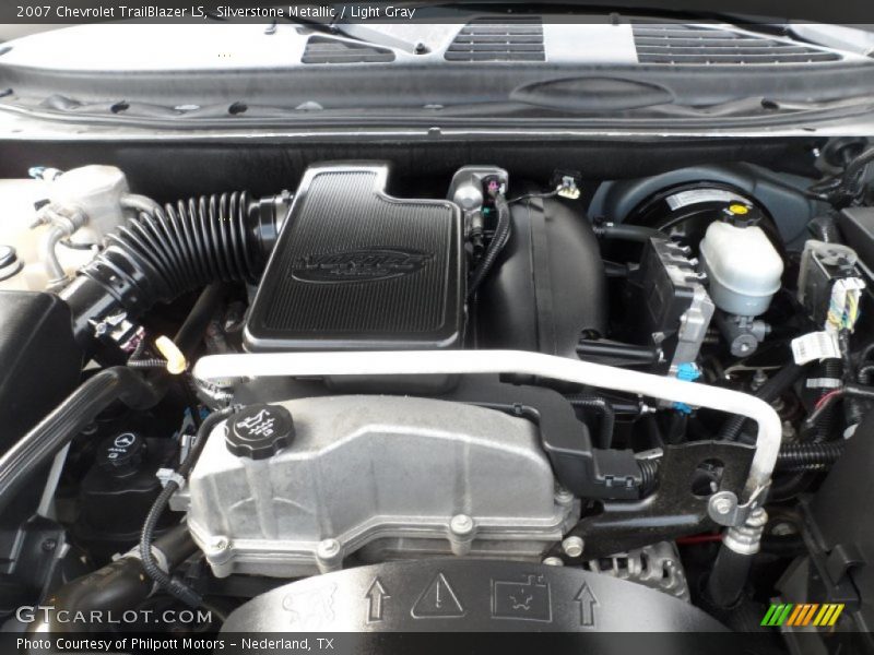 Silverstone Metallic / Light Gray 2007 Chevrolet TrailBlazer LS