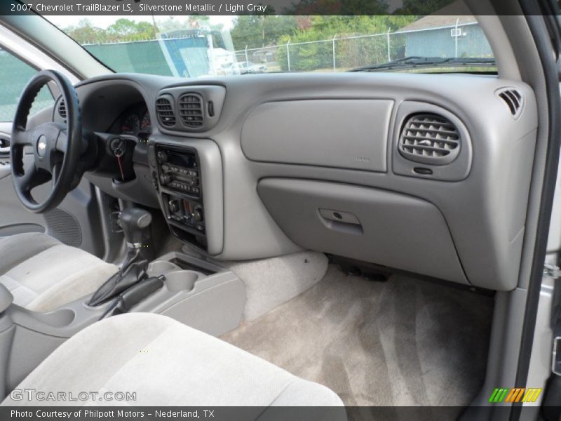 Silverstone Metallic / Light Gray 2007 Chevrolet TrailBlazer LS