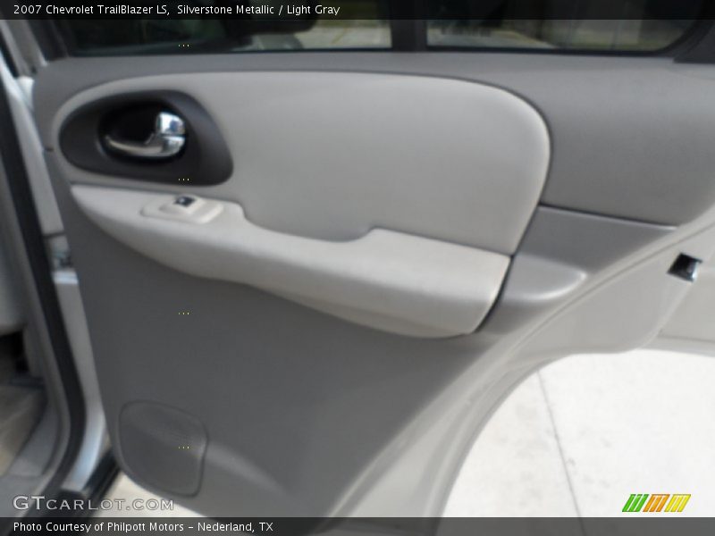 Silverstone Metallic / Light Gray 2007 Chevrolet TrailBlazer LS